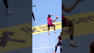 Wing shots in handball 🤤✨ handball håndbold ehfcl [upl. by Celestine93]