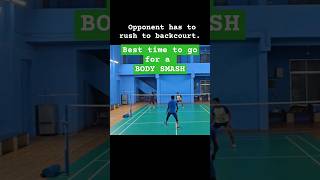 How Tight Net Play Dislocates Opponents and Sets Up a Winning Body Smash badminton 2024 shorts [upl. by Eliak516]