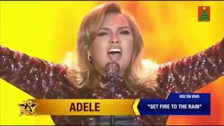 Imitadora de Adele  Mejores imitaciones en quot Yo soyquot [upl. by Fisa246]