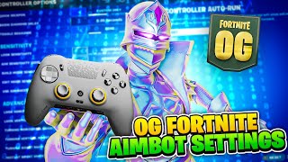 NEW BEST Aimbot Controller Settings For Fortnite Season OG BEST XBOXPS4 Sensitivity [upl. by Leunamme247]