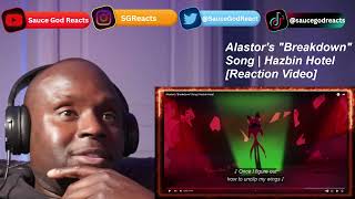 Alastors quotBreakdownquot Song  Hazbin Hotel  REACTION [upl. by Ymorej331]