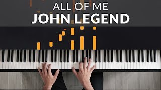 All Of Me  John Legend  Tutorial of my Piano Cover [upl. by Dulciana774]