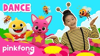 Buzzy Buzzy Bees  Dance Along  Kids Rhymes  Lets Dance Together  Pinkfong Songs [upl. by Ailuy]