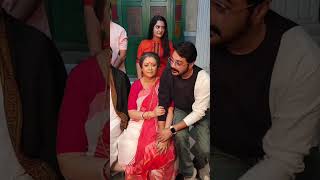 Prosenjit Chatterjee Shared A Special Bond With Anuradha Roy At quotMittir Bariquot Serial Set🧿❤️ [upl. by Enorej]