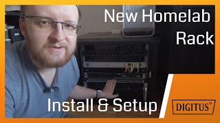 New Rack for 4U Server Build  Homelab Setup [upl. by Atnuahsal]