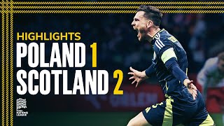 Poland 12 Scotland  Andy Robertson Scores Late Winner  2024 UEFA Nations League Highlights [upl. by Demahom]