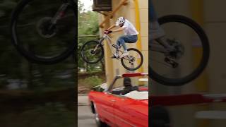 😱CADILLAC JUMP trialninja mtb trialbike bunnyhop [upl. by Bastien]