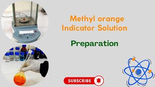 Methyl orange indicator solution 004 wv  Preparation [upl. by Earissed323]