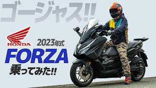 ホンダ FORZA 乗ってみた！2023年モデル【モトブログ】HONDA FORZA 2023 MODEL Motorcycle review in Japan [upl. by Htenaj777]