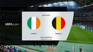 Ireland vs Belgium  Aviva Stadium  International Friendly  PES 2021 [upl. by Bate721]