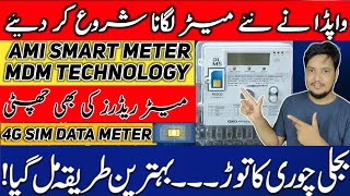 WAPDA New AMI SIM Meter 2024  WAPDA new meter with 4G sim in Pakistan  New Smart electric meter [upl. by Alarick]