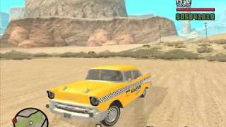 Chevrolet BelAir Taxi  GTA San Andreas de PC e Android [upl. by Nyletac]