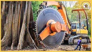 68 Incredible Fastest Big Wood Chainsaw Cutting Tree Machines ▶ 1 [upl. by Kiyohara370]