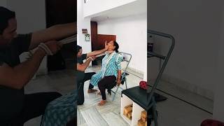 Neck Traction For Cervical Spondylitis। peacefulyogajaipur ytstudio reels ytviral ytshort [upl. by Truman]