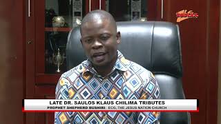 Prophet Shepherd Bushiris Tribute to the Late Dr Saulos Klaus Chilima [upl. by Oconnor]