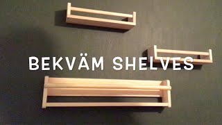 Ikea Bekvam Shelves How To Assemble [upl. by Virginie]