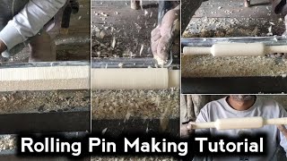 How To Make Rolling Pin  Rolling Pin Making Full Tutorial  Belan Kaise Banate Hai By SK Wooden [upl. by Dolli21]