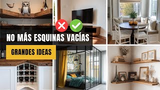 ✅ Transforma tus esquinas vacías con estas increíbles ideas decoraciondeinteriores [upl. by Vahe]