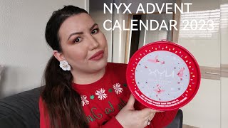 NYX ADVENT CALENDAR 2023 [upl. by Haskell13]