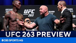 Israel Adesanya vs Marvin Vettori Nate Diaz vs Leon Edwards  UFC 263 Preview  CBS Sports HQ [upl. by Griggs]