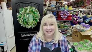 How to Make Rustic Shamrock Wreath Tutorial [upl. by Irama907]