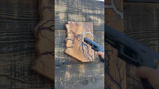 Arizona state magnetic firearm holder wall art Made from live edge mesquite multiple magnets [upl. by Donall]