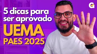 5 dicas para ser aprovado no PAES UEMA 2025 [upl. by Ailec]