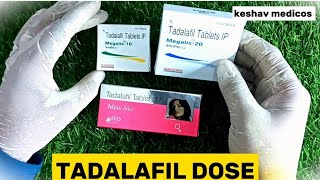 Tadalafil  Tadalafil Dose  Tadalafil Mechanism of Action [upl. by Eelamme]