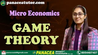 Game Theory  Strategic Behavior  Prisoners dilemma  UGC NETJRF  Micro Economics  PanaceaTutor [upl. by Eidson]