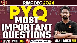 PYQ Most important questions  RIMC Online Coaching  RIMC Dec 2024  RIMC Online Free Coaching [upl. by Pisano889]