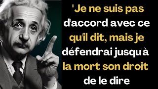 quotLes cinq citations dAlbert Einstein qui transformeront ta viequot [upl. by Stranger]