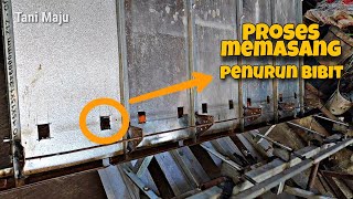 proses penambahan sparepart penurun bibit pada ALAT TANAM PADI MANUAL [upl. by Naicad]