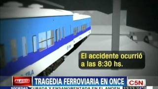 C5N  TRAGEDIA EN EL TREN SARMIENTO  INFOGRAFIA [upl. by Medea]