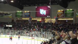 Toledo Walleye Goal Horn First time being sounded after a goal 112011 [upl. by Adnilasor]