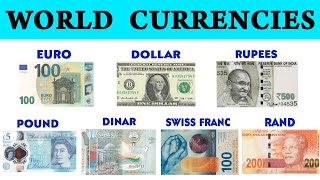 World Currencies and their Countries  Currency From Different Countries  Currency of all countries [upl. by Aibun108]