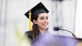 Emily Bonanno ’24 Remarks  2024 Commencement Ceremony [upl. by Lilyan734]