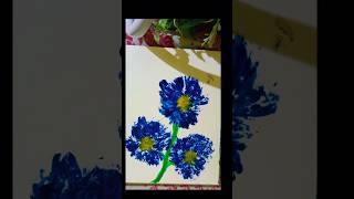 Satisfying Flower painting shorts [upl. by Dodds]