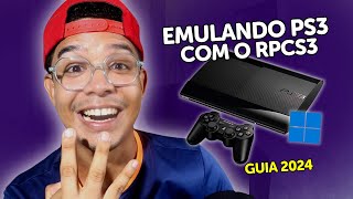 Como RODAR JOGOS DE PS3 no PC com o RPCS3  Guia Definitivo 2024 [upl. by Elledoj261]