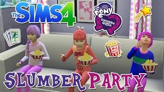 The Sims 4 My Little Pony Slumber Party With The Cutie Mark Crusaders [upl. by Irahs]