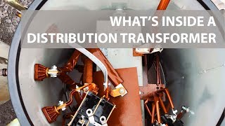 WHATS INSIDE a Pole Mounted Distribution Transformer [upl. by Niwrek234]