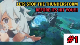 WORLD QUEST Orobashis Legacy Part 1 How to stop Thunderstorm at Musoujin Gorge  Genshin Impact [upl. by Creamer550]