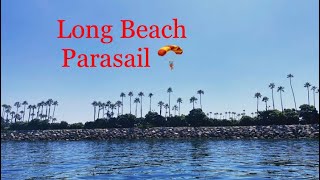 Parasailing In California 4K  Long Beach Los Angles US  Boat Tour  Boating  Part 2  LA Travel [upl. by Alilahk]