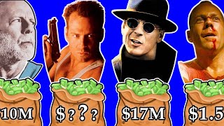 💰 Bruce Williss Paycheck for Every Movie  Hits amp Flops [upl. by Oirasor445]