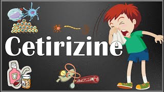 Cetirizine Zyrtec Reactine Prevalin  Uses Mechanism Of Action Adverse Effects Pharmacology [upl. by Henigman544]