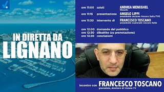 In diretta da Lignano  incontro con Francesco Toscano [upl. by Ydne]