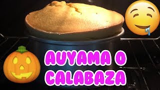 Pastel DE AUYAMA O CALABAZA  SIN LECHE  Claudio Us [upl. by Murton]