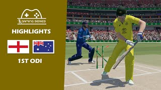 Australia v England  1st ODI 2024  Melbourne Cricket Ground Melbourne  Gaming Series [upl. by Suckram]