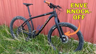 Putting A Chinese Carbon Fork To The Test  DIY Carbon Rigid MTB Fork Review [upl. by Osithe]