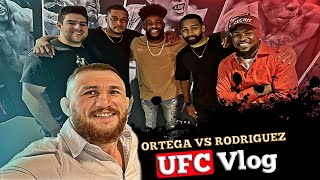 Ortega vs Rodriguez  UFC vlog [upl. by Lavona]