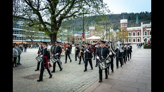 Strømsgodset Musikkorps  Parade Drammen Sentrum 30042024 [upl. by Suoirred]